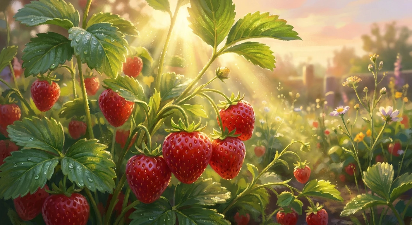 growing strawberries